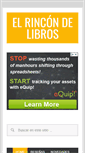 Mobile Screenshot of elrincondelibros.com